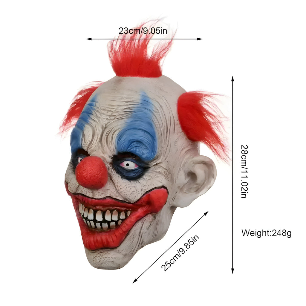 Gruselige Clownmaske - Schauriger Halloween-Look