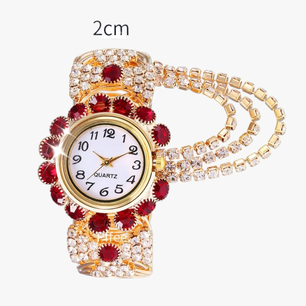 Kamila | Luxusuhr mit Diamant-Armband für Damen
