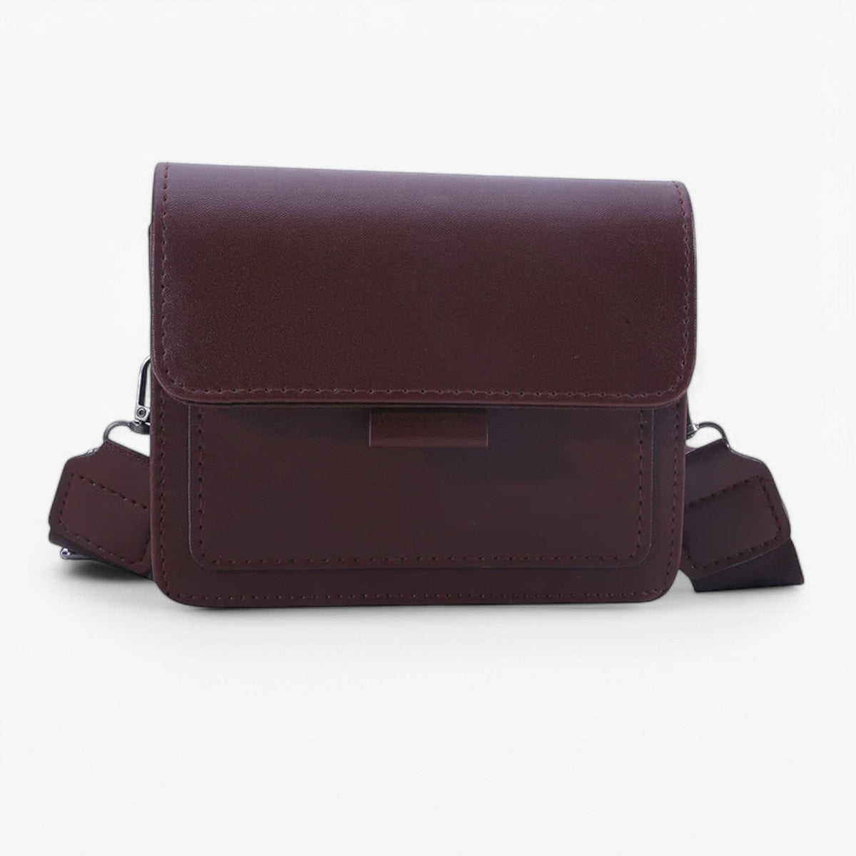 Clara | Retro- und geräumige Schultertasche mit breitem Riemen