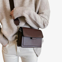 Clara | Retro- und geräumige Schultertasche mit breitem Riemen