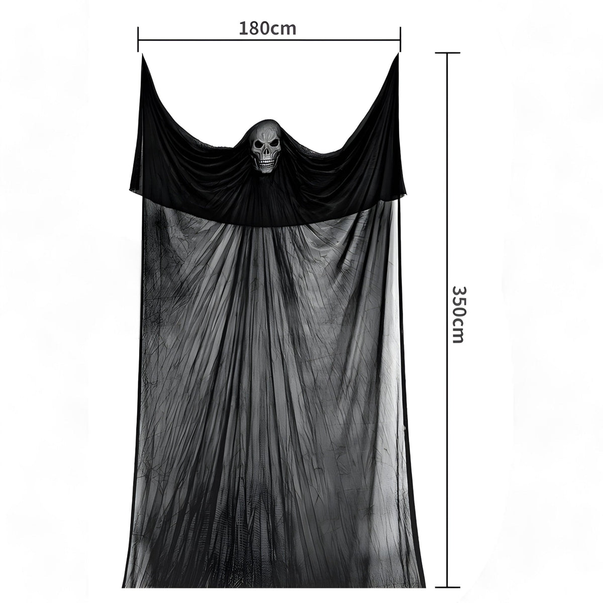 Hängender Totenkopf-Dekor - Perfekt für eine gruselige Halloween-Atmosphäre