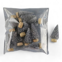 Weihnachtsliebhaber | 12PCS Mini Weihnachtsbäume - Lustige und festliche DIY-Dekoration für Zuhause und Büro