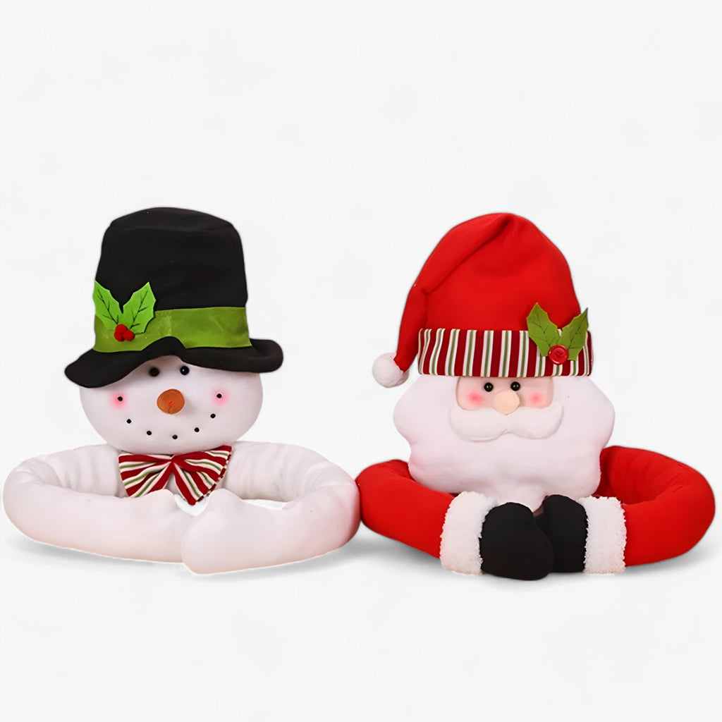 SantaHug | Weihnachtsschmuck 105 cm – Verleihen Sie Ihrem Baum eine lustige Note