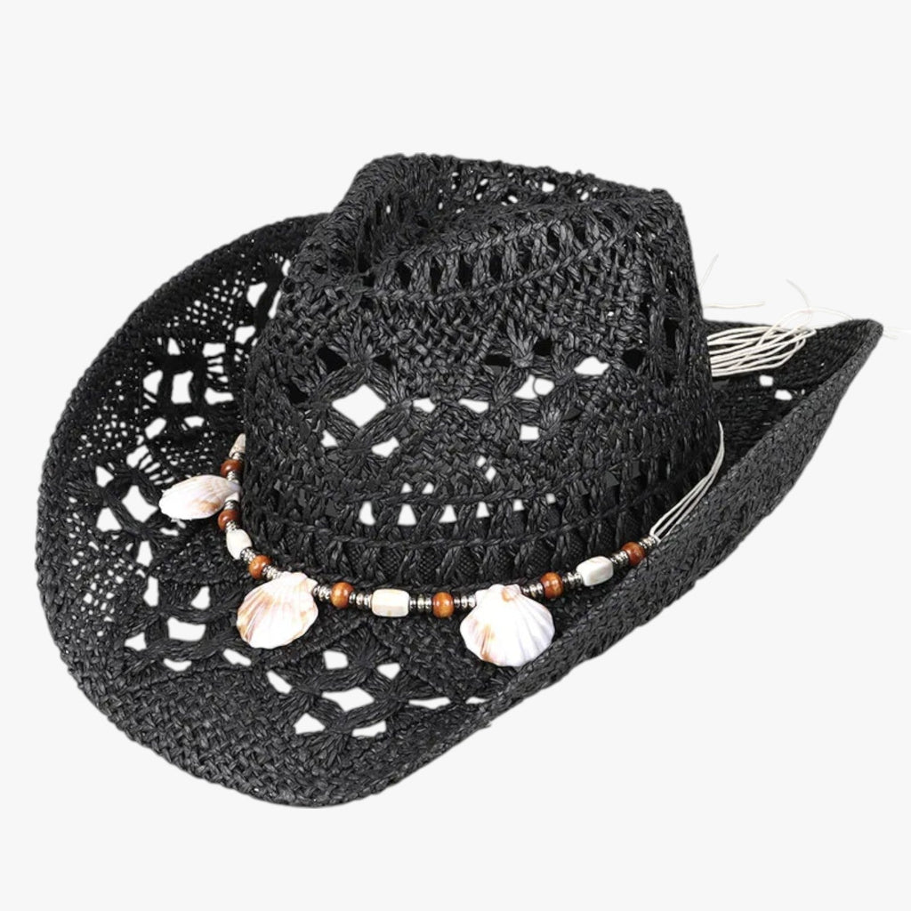 Skye | Cowboy-Hut Unisex aus Vintage-Stroh