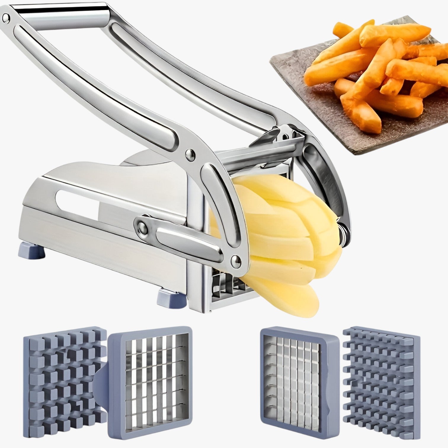 Emelia | Rutschfeste Gemüseschneider für Pommes und Grillabende