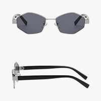 David | Polygonale Sonnenbrille UV400 – Unisex-Stil und Schutz für Outdoor-Sport