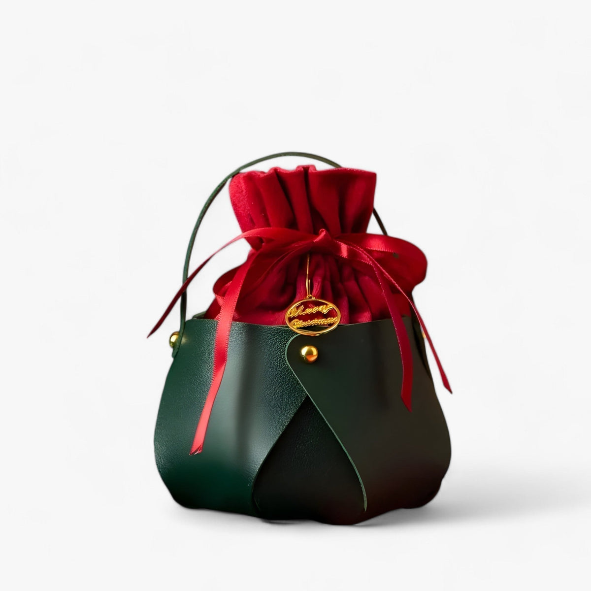 Layla | Juläpple-Tasche - Tragbare Geschenkbox für festliches Verpacken