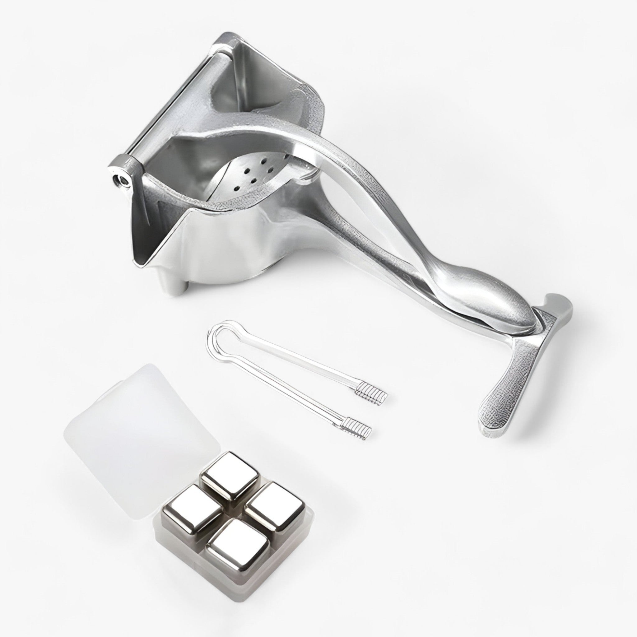 CitrusPro | Set Entsafter - Manuelle Presse aus Aluminiumlegierung für Zitrusfrüchte & Granaten