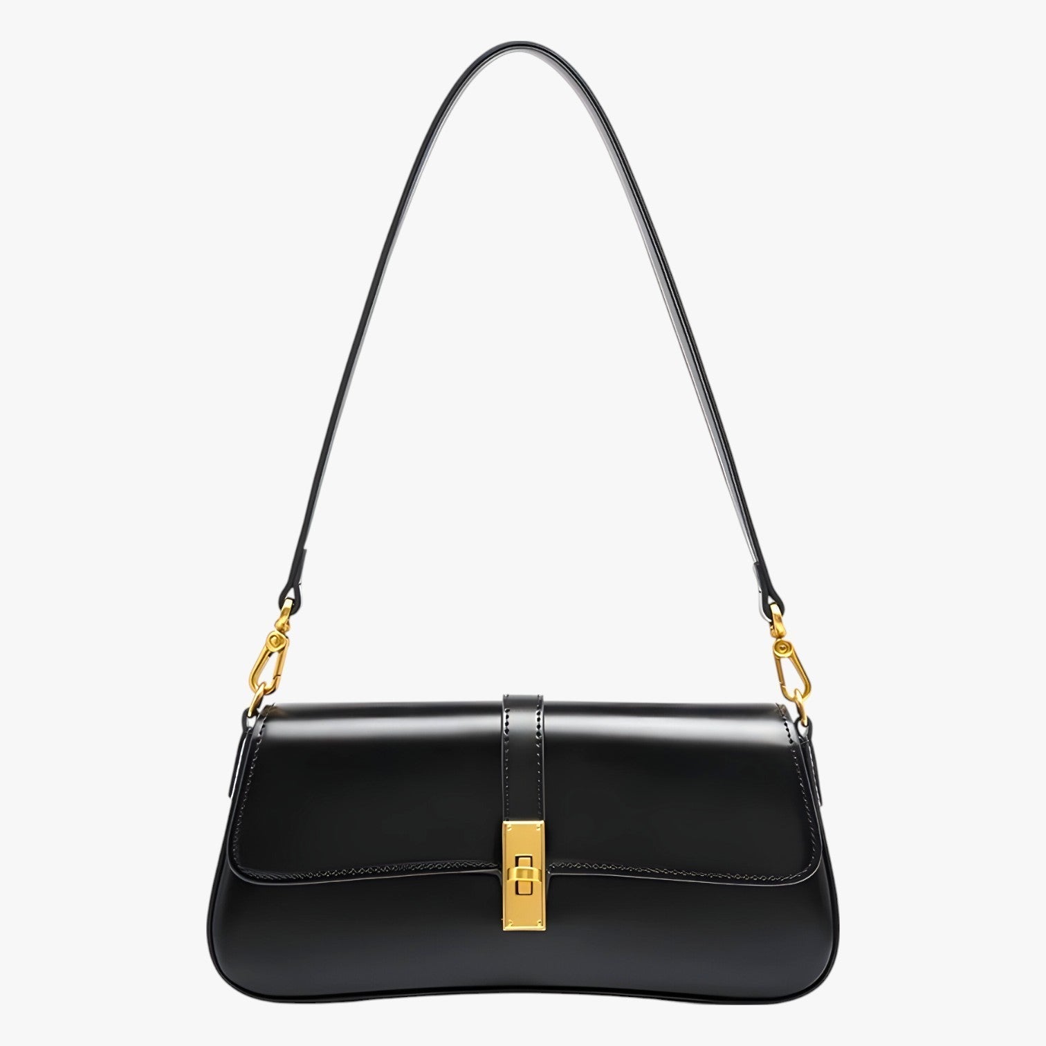 Alaia | Luxus-Ledertasche Baguette in echtem Leder