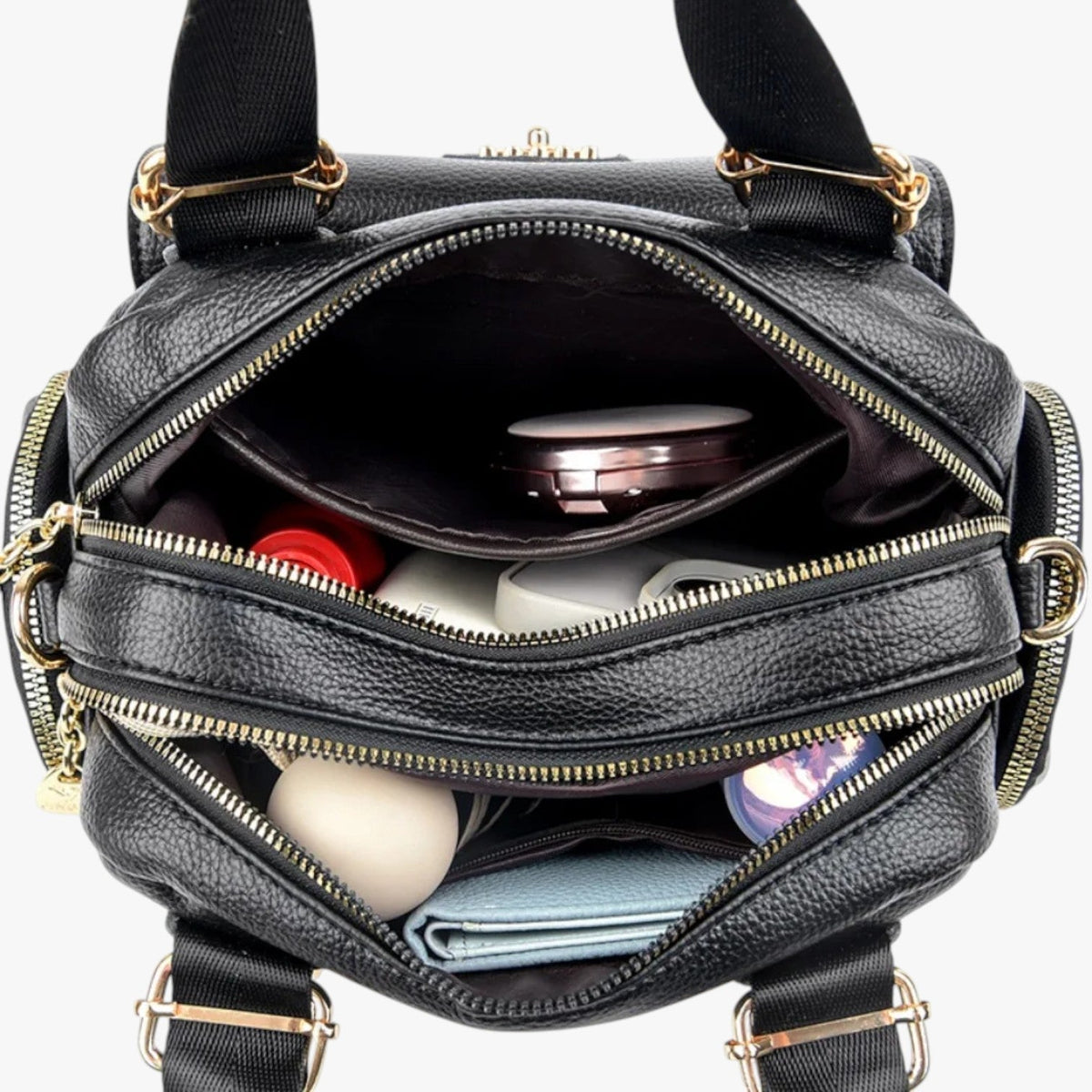 Siera | Eleganz und Praktikabilität für jeden Tag – Mehrzwecktasche aus PU-Leder