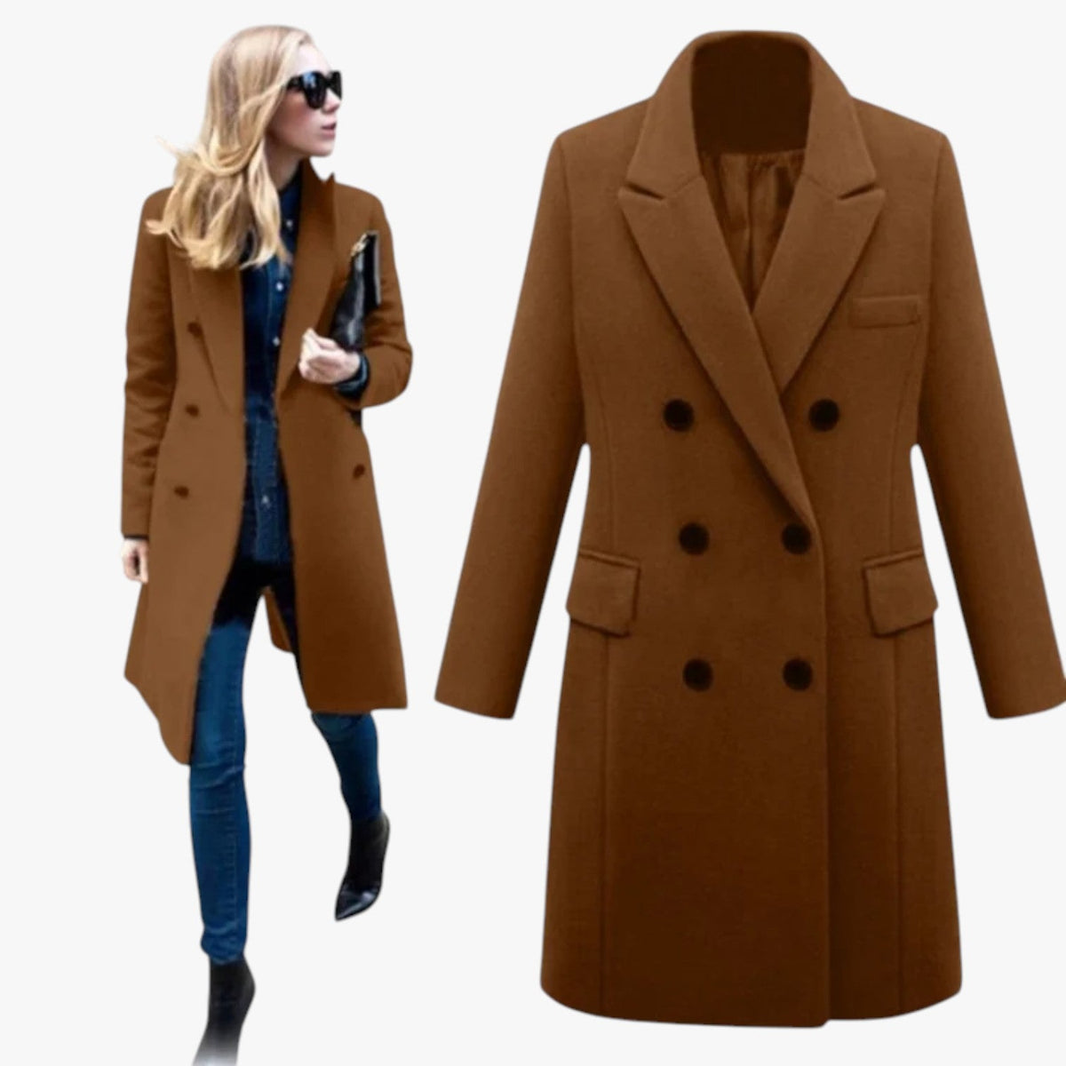 Darla | Elegante Damen-Wolljacke: Warm, weich und perfekt fürs Büro