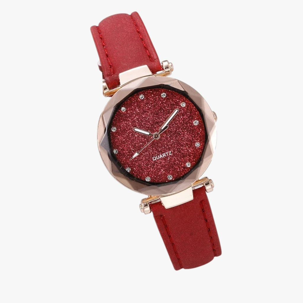 Kiana | Sternenhimmel-Uhr Rosé Silber