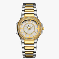 Gwen | Elegante wasserdichte Uhr mit Diamanten