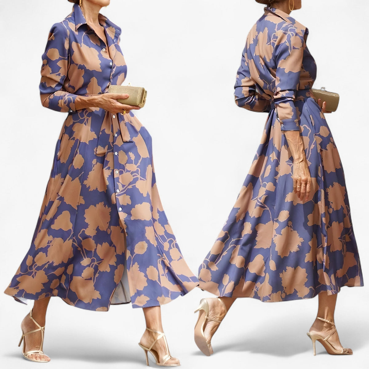 Flora - Klassisches Hemdkleid