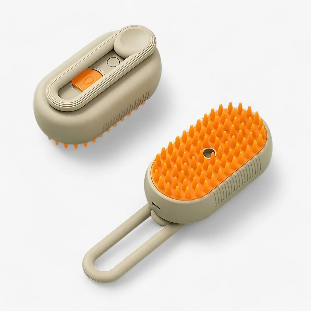 Euna | Elektrische Dampf- und Massagebürste für Haustiere