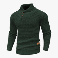 Nathan | Weicher dicker Strickpullover für Herren mit rundem Ausschnitt, kuschelig und wintertauglich