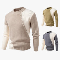 Felix | Oversize Herrenpullover, warm und elegant, Farbabgleich, für den Herbst
