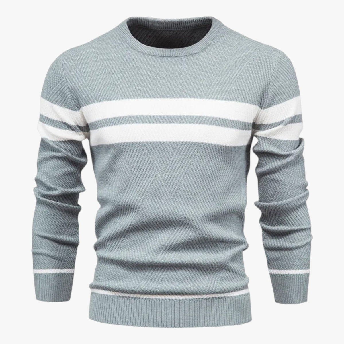 Adam | Eleganter Männer-Sommerpulli mit warmem, schlankem Schnitt und floraler Stil
