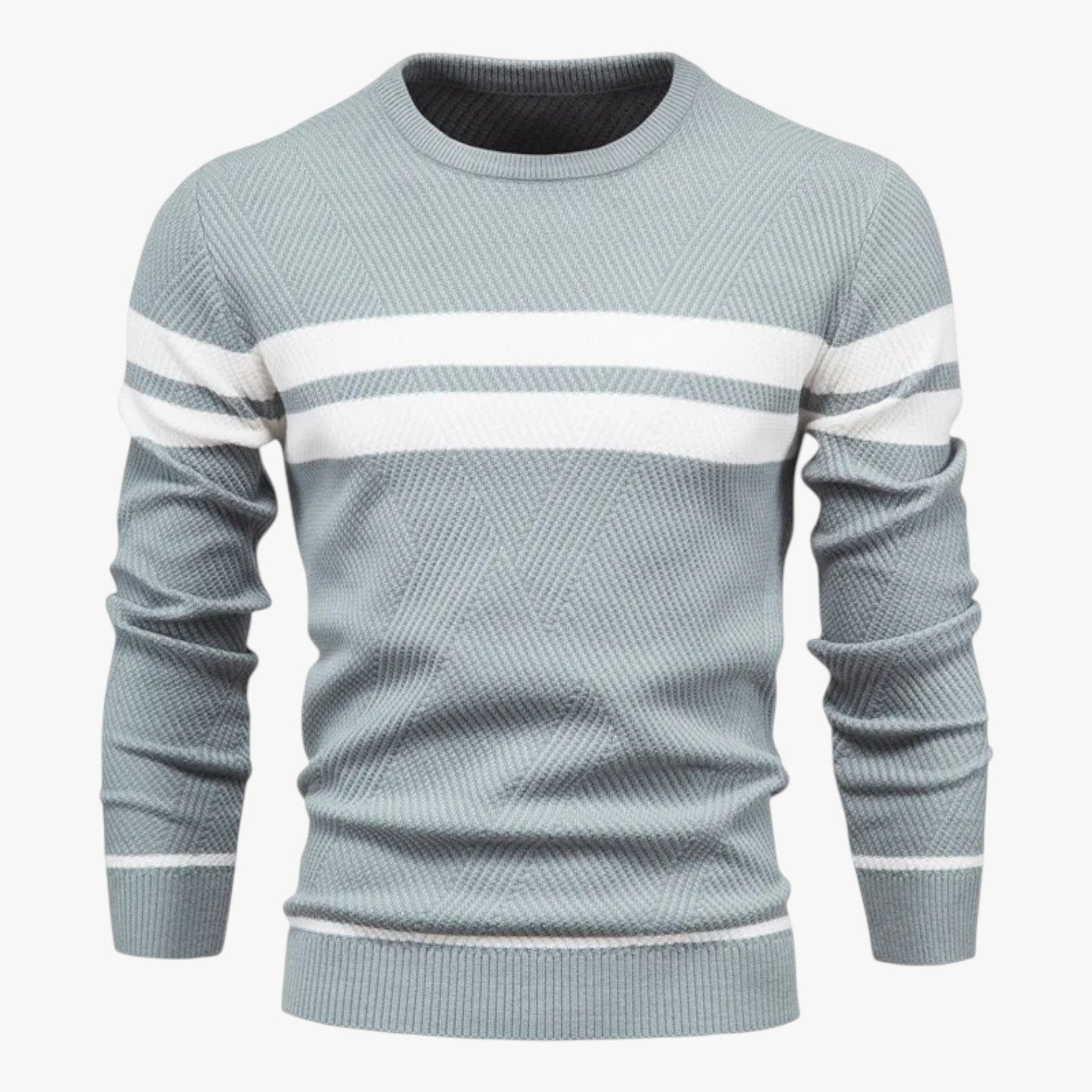 Adam | Eleganter Männer-Sommerpulli mit warmem, schlankem Schnitt und floraler Stil