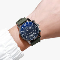 Riley | Herrenarmbanduhr aus Silikon mit präzisem Quarz, Alltags-Casual-Stil