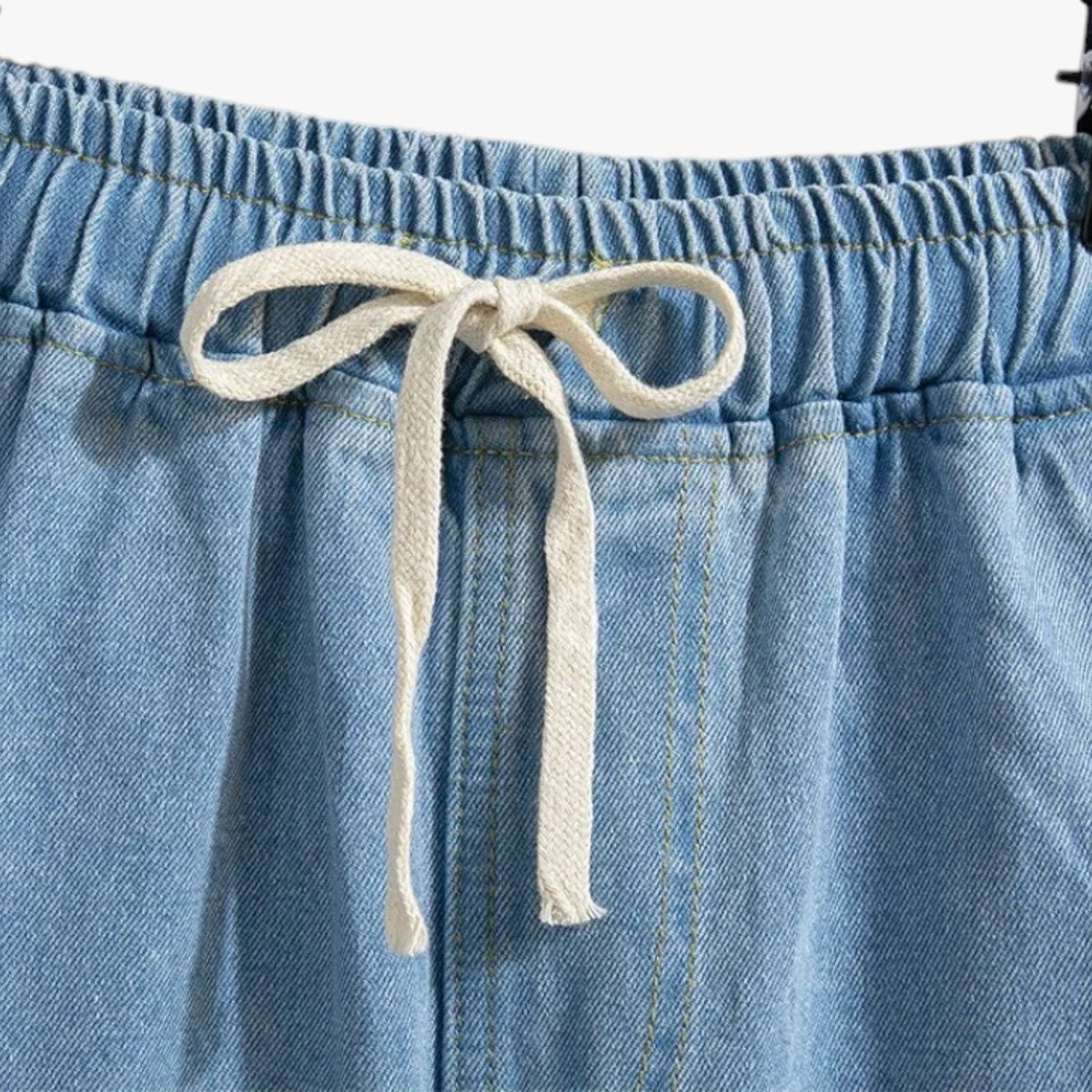 Bridget | Komfort Vintage - Oversize Sommerjeans mit Gummizug in der Taille