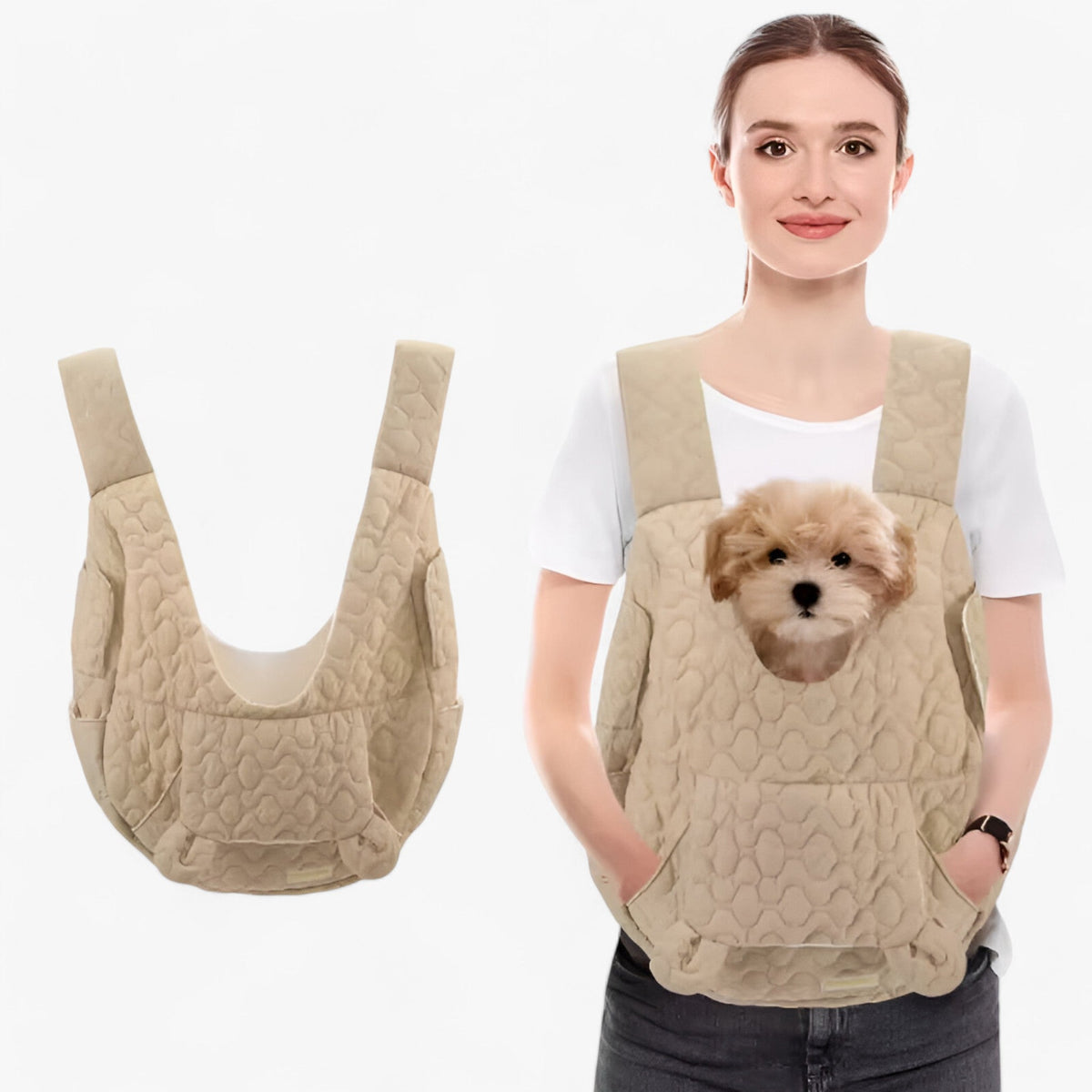 PetVoyager | Extra geräumige Tragetasche - Komfortabel, wasserdicht & winddicht