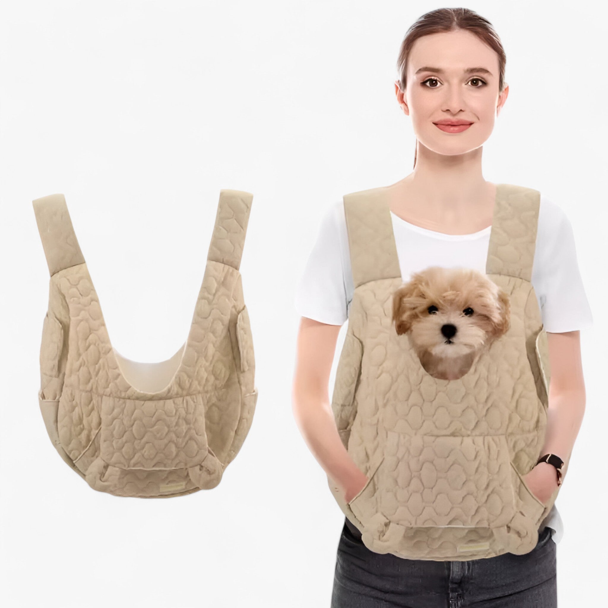 PetVoyager | Extra geräumige Tragetasche - Komfortabel, wasserdicht & winddicht