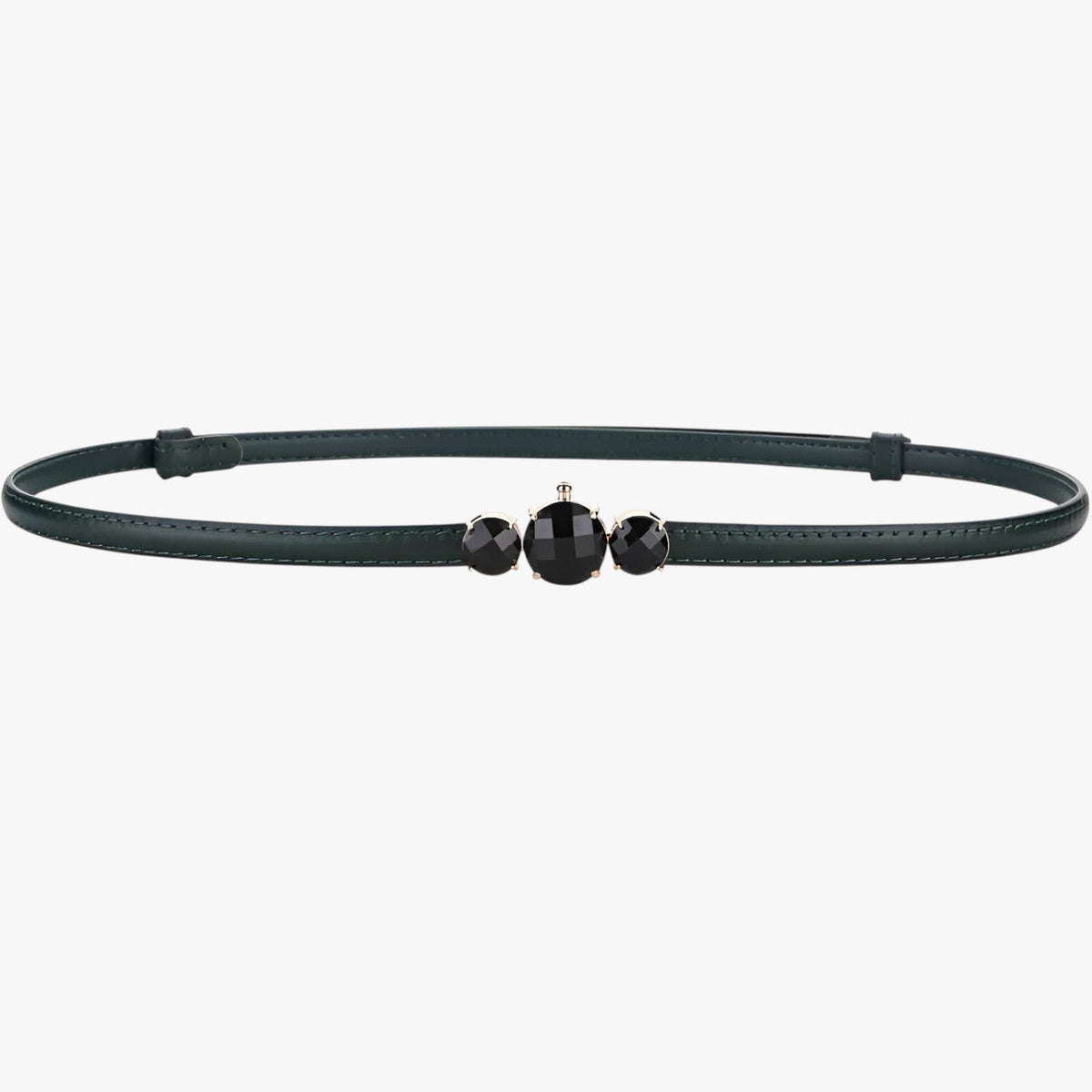 Caesy | Schmale Taille aus echtem Leder - Verstellbare Eleganz