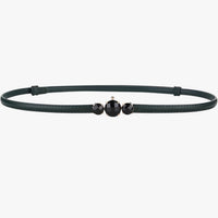 Caesy | Schmale Taille aus echtem Leder - Verstellbare Eleganz