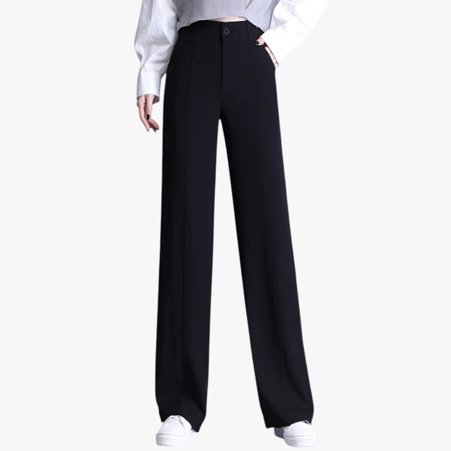 Regine | Oversize weiße Hosen – Eleganz und Komfort von L bis 6XL