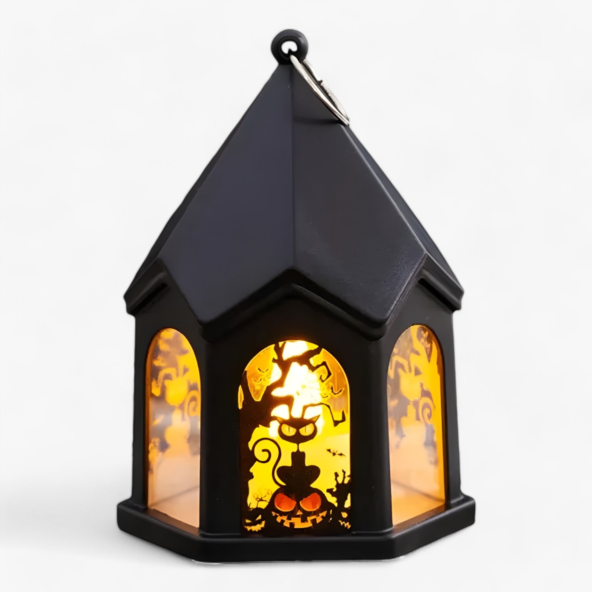 Halloween Kürbis-Laterne - Atmosphärisches Licht für gruselige Dekoration