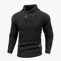 Nathan | Weicher dicker Strickpullover für Herren mit rundem Ausschnitt, kuschelig und wintertauglich