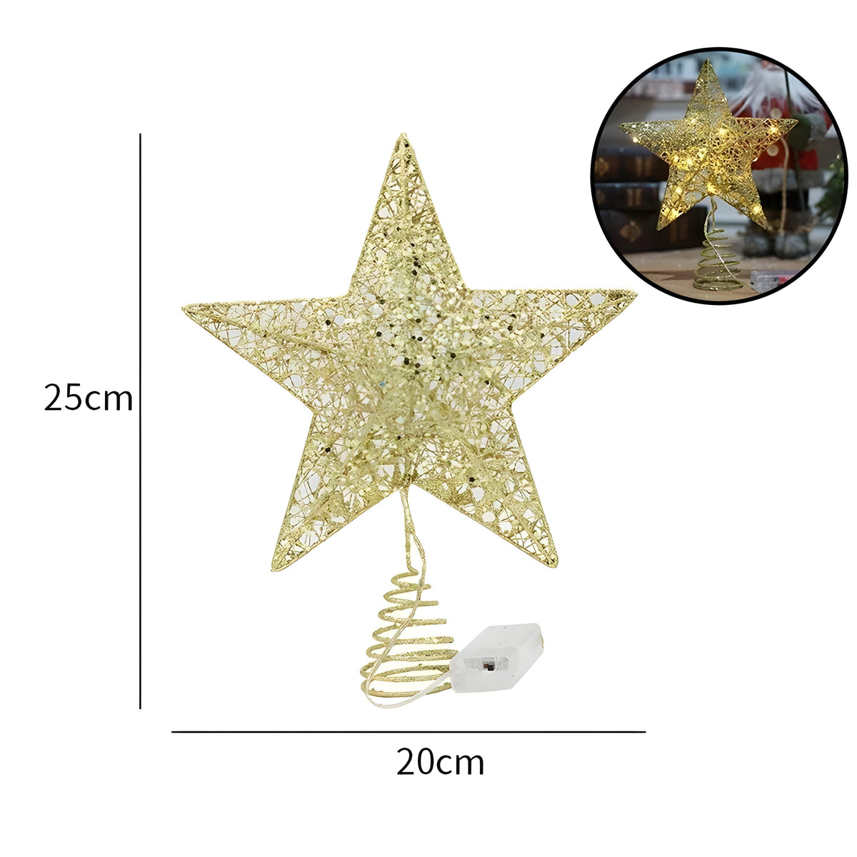 Sternenähnlich Elegant | Oben Stern Ornamente Weihnachtslicht - Beleuchten Sie Ihre Jahresendfeier