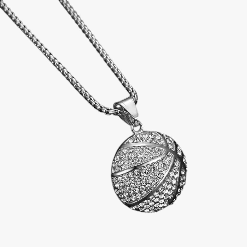 Kenji | Goldplated Halskette mit Basket Hip Hop Design