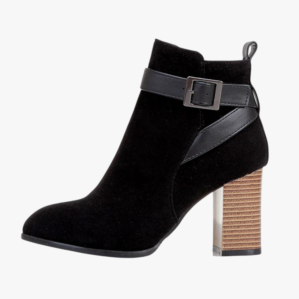 Eberta | Damenhöhere Bügelschuh mit Schnalle – Eleganz und Komfort für Herbst/Winter