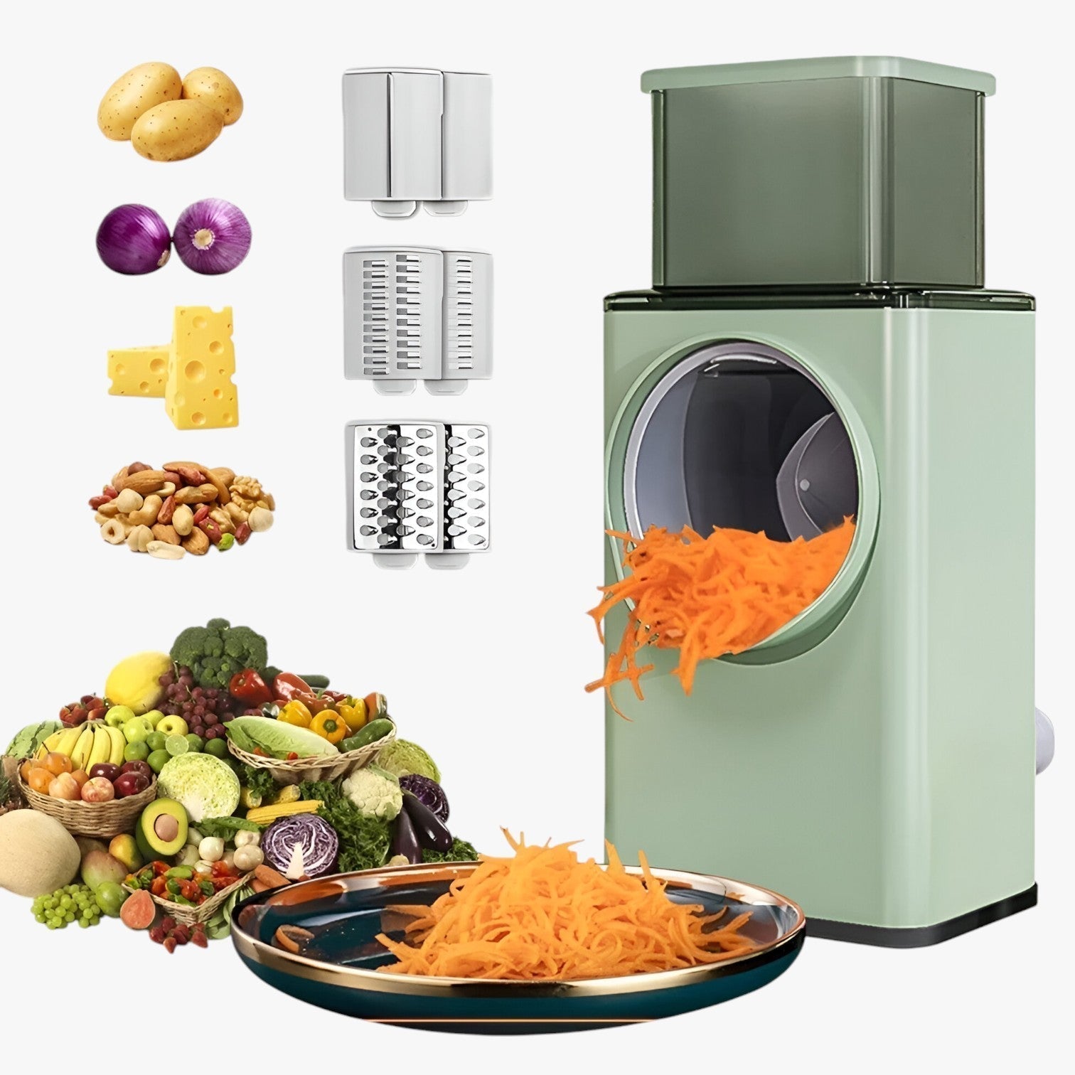 FreshPrep | Gemüseschneider – Schnell und Einfach Schneiden für Perfekte Mahlzeiten