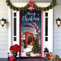 HolidayCheer | Polyester Weihnachts Hintergrundbanner - Schaffen Sie eine Festliche Atmosphäre für Ihre Dekorationen