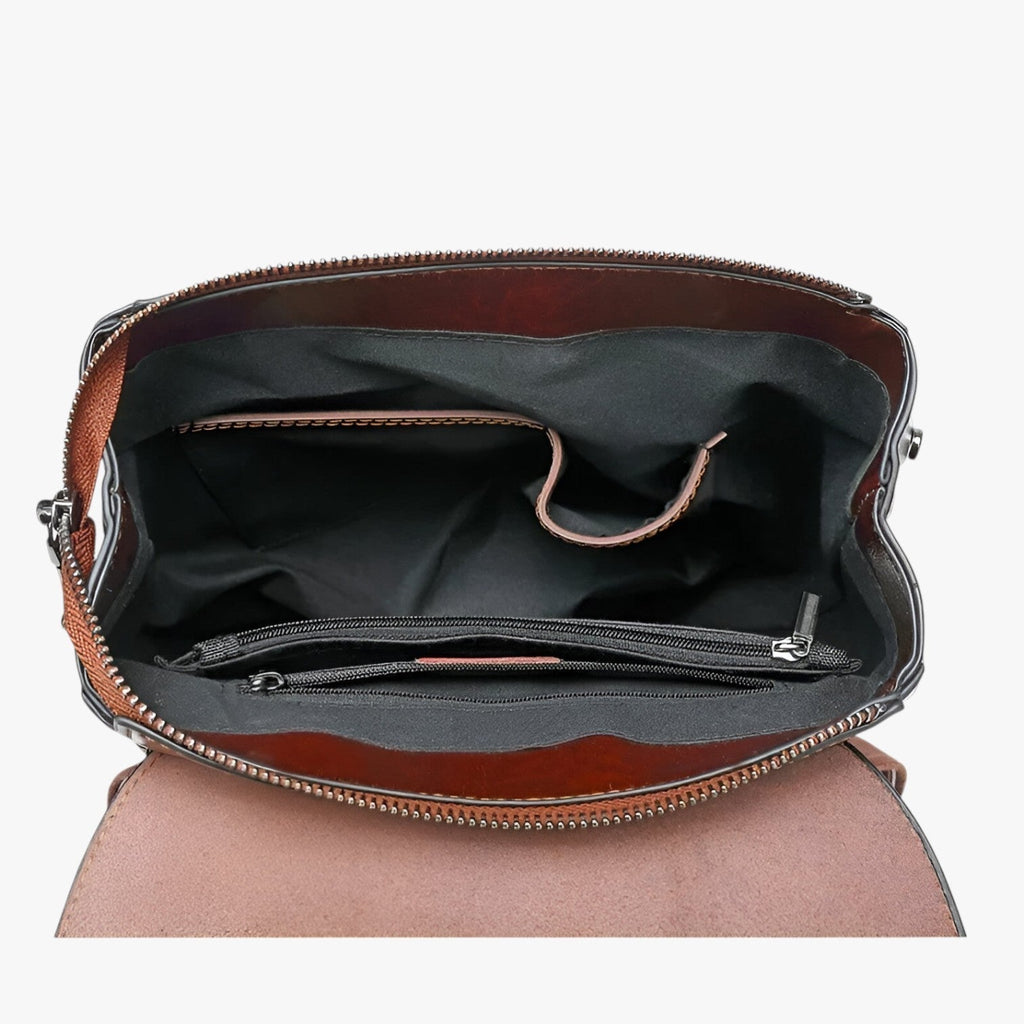 Rylee | Eleganter Leder-Rucksack für Schule und Arbeit