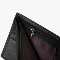Parker | Retro Geldbörse aus Leder mit Fächern für Karten und Münzen