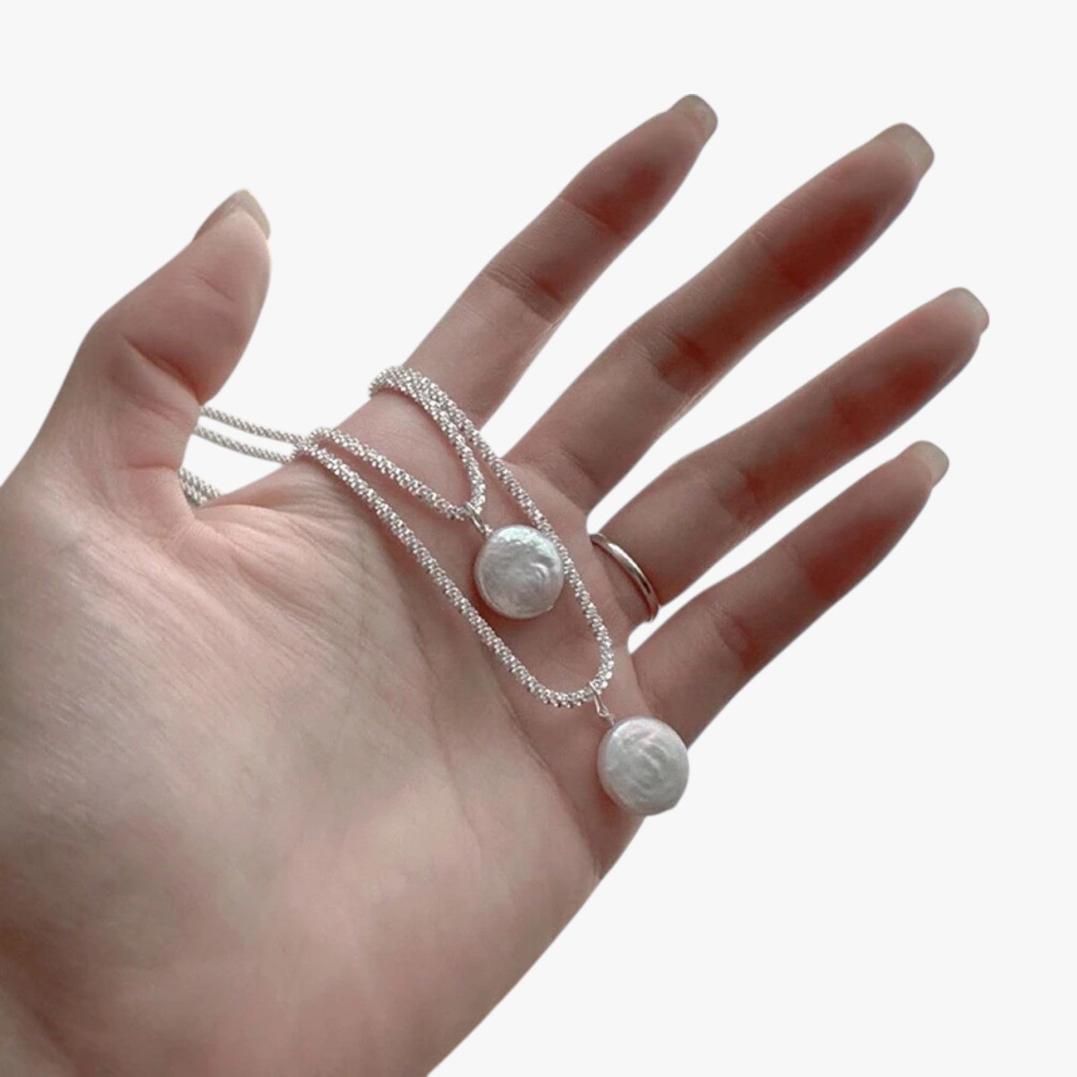 Evelynn | Silber 925 Kette mit Perle als Choker