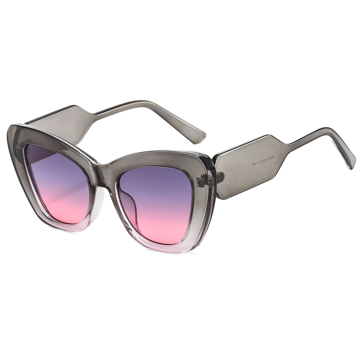 Melanie | Übergroße Katzenaugen-Sonnenbrille mit UV400-Schutz