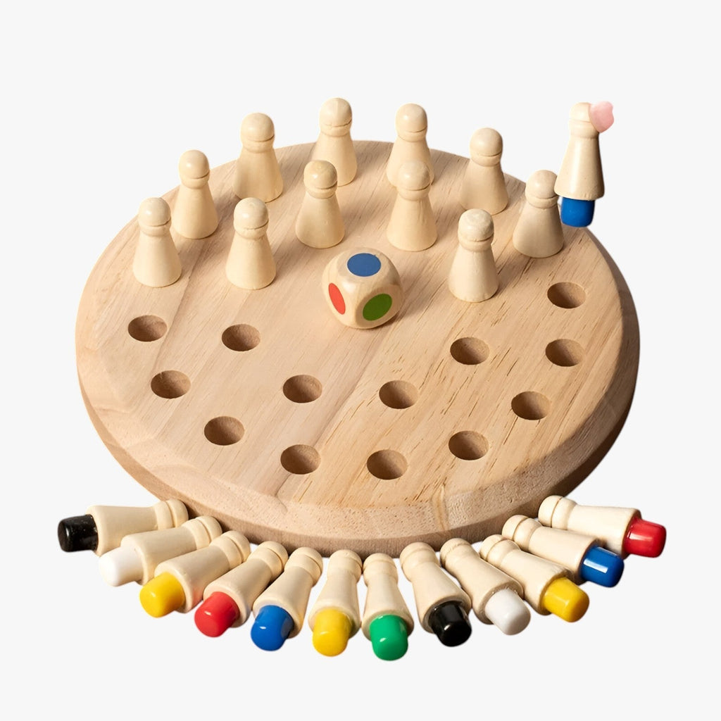 Valentina | Holz-Memory-Tisch mit kognitiven Puzzles