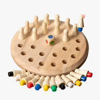 Valentina | Holz-Memory-Tisch mit kognitiven Puzzles