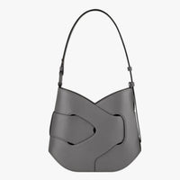 Skye | Leder-Schultertasche mit Flechtdetail