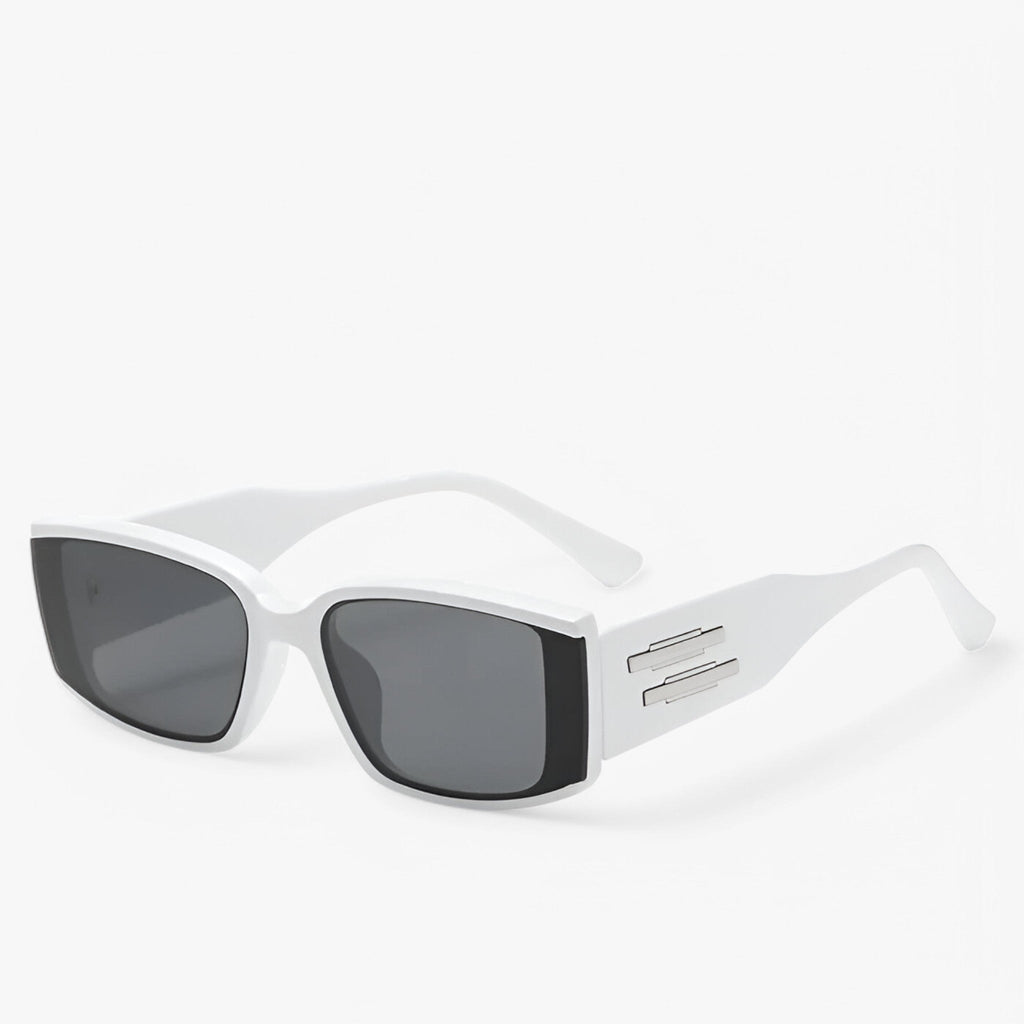 David | Retro Sonnenbrille mit kleiner rechteckiger Fassung