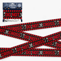 Bandeau Warnung Totenkopf Halloween - Gruselige Dekoration für Partys