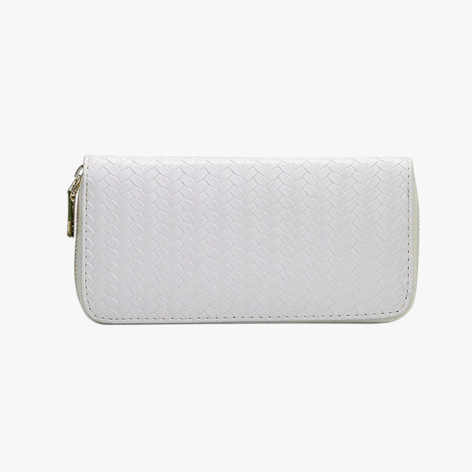 Elfenbein | Elegantes langes Portemonnaie mit Handytasche und Kartenfach