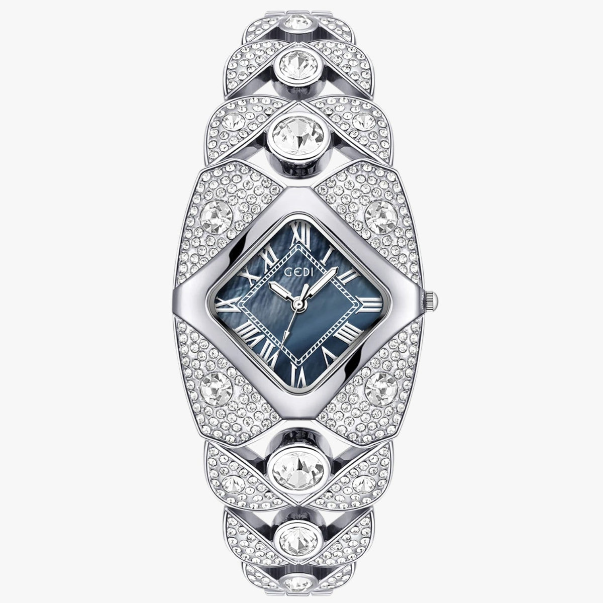 Callie | Damenuhr 2025 Eleganz mit Licht, Diamanten und wasserdichtem Design