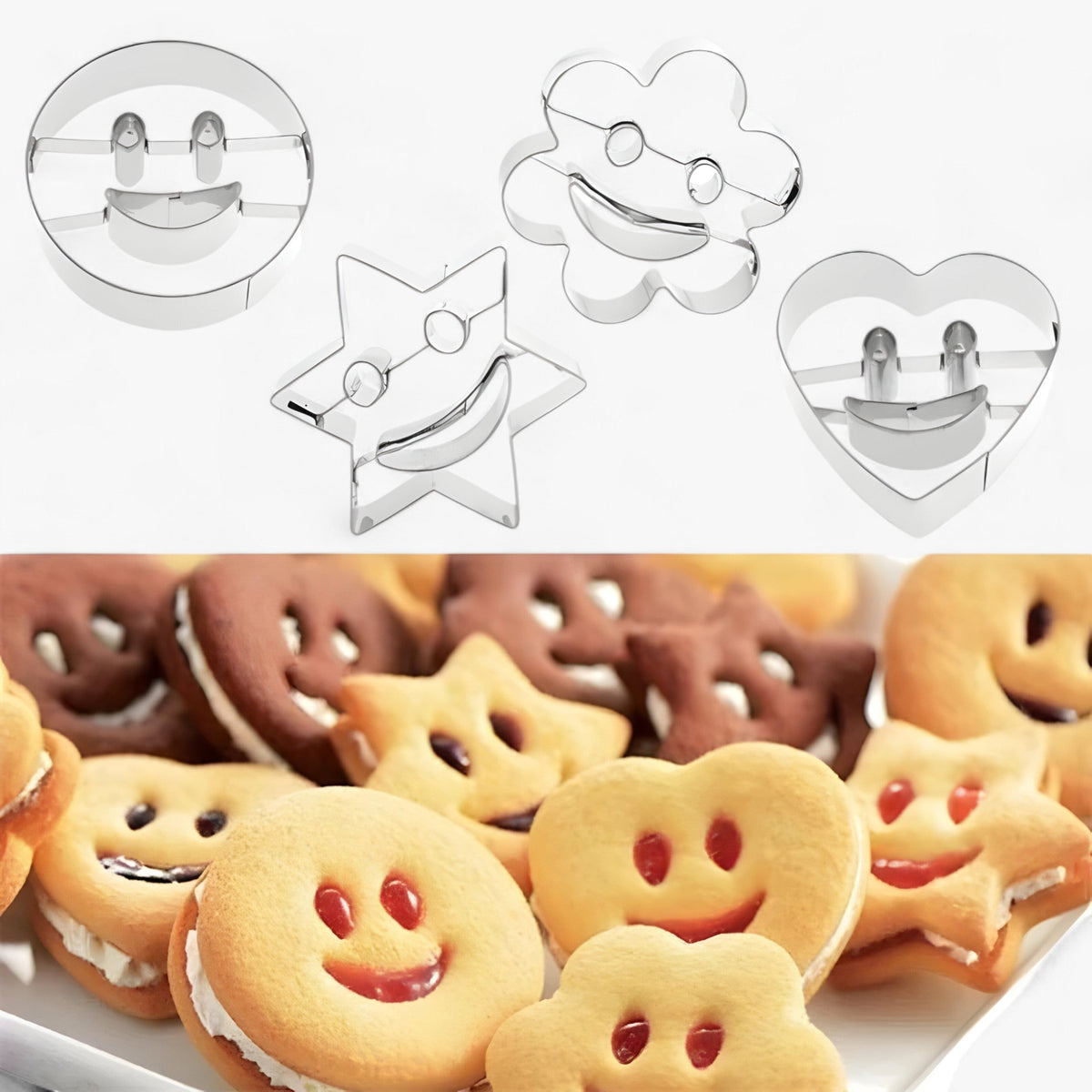 Mini Weihnachtsausstecher-Set - Perfekt für festliches Backen und Tortendekoration