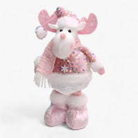 Fantastischer Winter | Weihnachtsdeko Zubehör Schneemann Alte Rosa - Fügen Sie ein wenig Magie Ihrem Interieur hinzu